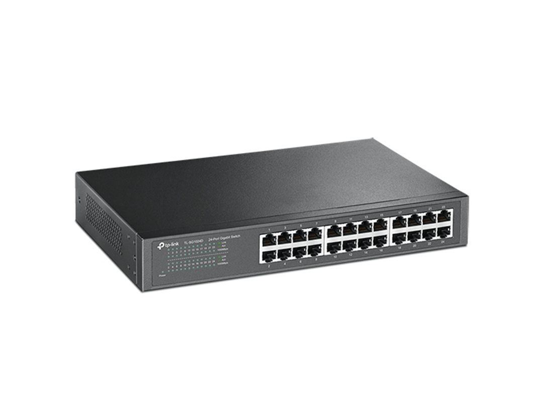 TP Link TL-SG1024D 24-Port Gigabit Desktop/Rackmount Switch in Qatar TP Link TL-SG1024D 24-Port Gigabit Desktop/Rackmount Switch in Qatar